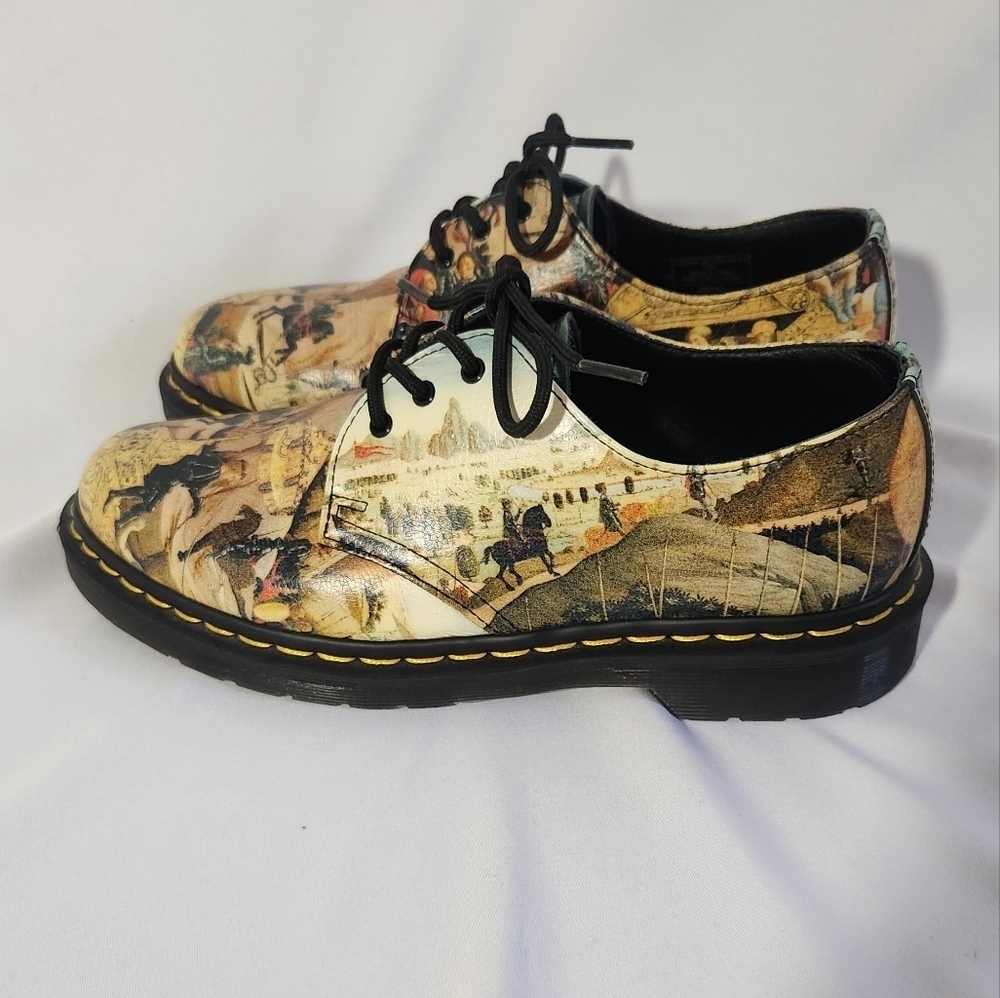 Dr. Martens 1460 Di Antonio Rare Renaissance Art Collection - Picture 5 of 11